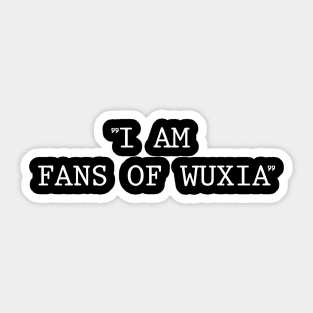 Wuxia Fans Sticker